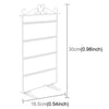 Earrings Necklace Jewelry Stand Holder Display Rack(White)