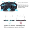 IN-SC003 Car Office Inflatable Airbag Seat Cushion, Style: Electric Water Inflatable Dual-Use (Black)