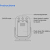 Smart Wireless Doorbell with Custom Voice Message & Motion Sensor