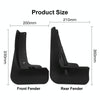 For Toyota Highlander 2021-2022 4pcs/Set Car Auto Soft Plastic Splash Flaps Fender Guard