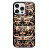 For iPhone 14 Pro Max Camouflage Eiderdown Airbag Phone Case(Army Green-B)