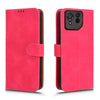 For ASUS ROG Phone 8 Skin Feel Magnetic Flip Leather Phone Case(Rose Red)