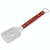 Stainless Steel BBQ Letter Shovel Outdoor Camping BBQ Tools With Bottle Opener Function(Brown)