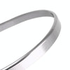 Car Headlight Switch Decorative Ring for Volkswagen Golf (Silver)