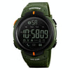 SKMEI 1301 Multifunction 50m Waterproof Sports Bluetooth Smart Watch, Compatible with Android & iOS System(Army Green)