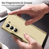 For Samsung Galaxy Z Fold6 Integrated AG Frosted Vacuum Plating Phone Case(Gold)