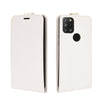 For Alcatel 3X 2020 R64 Texture Single Vertical Flip Leather Protective Case with Card Slots & Photo Frame(White)