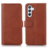 For Samsung Galaxy A26 5G Cow Texture Flip Leather Phone Case(Brown)