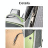 Expandable Pet Carrier Bag, Breathable, Green, For Pets up to 6kg
