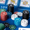 100pcs /Box Texas Holdem Poker Points Coins Mahjong And Chess Room Card Chips