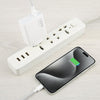 120W USB Fast Charger with 1m USB to Type-C Cable, Plug Type:EU Plug(White)