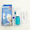 Dental Oral Irrigator Portable Water Flosser Water Teeth Mouth Clean Oral Jet Nasal Cleaner(White and Blue)