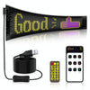 9.2x37.4cm16 x 64 LEDs Car Flexible Display Advertising Screen APP Bluetooth Smart Screen