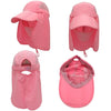outfly 360 Degree Anti-Ultraviolet Hat Quick Drying Sun Cap, Size: Adjustable(Adult Pink)