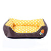 Cosy Cartoon Pet Kennel, Yellow, Large (68x55x16cm) - Small/Medium Pets