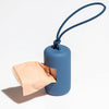 Dog Poop Bag Dispenser | Lead Clip | Navy Blue