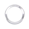 Aluminium Alloy Steering Wheel Decoration Ring Cover Sticker for BMW(Silver)