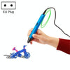 RP800A Childrens Educational Toys 3D Printing Pen, Plug Type:EU Plug(Blue)