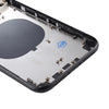 iPhone 11 Back Cover Replacement Black - SIM Tray & Lens