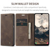 For Samsung Galaxy A26 CaseMe 013 Multifunctional Horizontal Flip Leather Phone Case(Coffee)