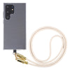 Type-C to 8 Pin Braid Data Cable Phone Anti-lost Crossbody Lanyard, Length: 1.2m(Khaki)