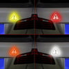 Car Tail Triangle Reflective Stickers Safety Warning Danger Signs Car Stickers(Blue)