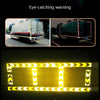 PVC Crystal Color Arrow Reflective Film Truck Honeycomb Guidelines Warning Tape Stickers 5cm x 25m(Green Black)