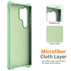 For Samsung Galaxy S25 Ultra 5G Wave Texture MagSafe Magnetic Liquid Silicone Phone Case(Green)