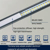 USB Clip Lamp Student Eye Protection LED Dimmable Desk Light(Silver)