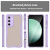 For Samsung Galaxy S24 FE 5G Armor Glaze PC Hybrid TPU Phone Case(Purple)