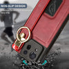 For Asus ROG Phone 8 Wristband Leather Back Phone Case(Red)