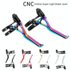 Litepro LP UltraLevers CNC Folding Bike Road Bike Small Wheel V Brake Lever, Color:Silver Black