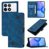 For Xiaomi Redmi K70 / K70 Pro Skin Feel Embossed Leather Phone Case(Blue)