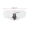 MB-WE024 Universal Motorcycle Modified Acrylic Heightened Windshield (White)