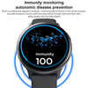 S30 1.28 inch TFT Screen Smart Wristband, Support Body Temperature Monitoring/Sleep Monitoring(Black Steel)