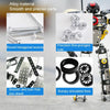 Walking Human High Difficulty Assembly Building Block Toys Handmade Assembly Robot Metal Model