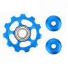 Mountain Bicycle Flywheel Guide Wheel(Blue)