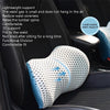 Car Supplies Lumbar Support Memory Foam Car Backrest Lumbar Cushion Seat Cushion Lumbar Pillow, Colour: Crystal Velvet Dark Gray