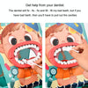 Wooden Children Oral Dentistry Simulation Dentist Set Pretend Play Medical Toy, Color: Upgrade Model Pink