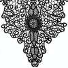 White Lace Embroidery Hollow Fake Collar DIY Clothing Accessories, Size: About 55 x 47cm