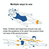 Swimming Training Clamping Legs Plate Legs Trainer Swimming Aid Plate, Color: Blue Children Below 55kg