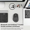 Logitech M720 1000DPI 2.4GHz Wireless Bluetooth Multimode Mouse (Black)