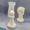 2 PCS Chess Aromatherapy Candle Silicone Mold Crystal Epoxy Mold, Specification: Queen LZ-18