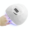 F6 UV LED Lamp Nail Dryer Dual hands Nail Lamp Curing UV Gel Nail Polish With Sensor & Timer & LCD Display(White EU)