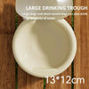Portable Pet Water Bottle 350ml, Foldable, Leakproof, White