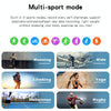 A60 1.32 inch IPS HD Screen Smart Watch, Support Bluetooth Calling/Blood Pressure Monitoring(Black)