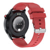 T52 1.39 inch IP67 Waterproof Silicone Band Smart Watch Supports Bluetooth Call / Blood Oxygen / Body Temperature Monitoring(Red)