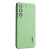 For Samsung Galaxy S25+ 5G ENKAY Liquid Silicone Soft Shockproof Phone Case(Light Green)