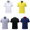 Thin Lapel Short-Sleeved POLO Shirts Group Workwear Advertising Shirts, Size: S(White)