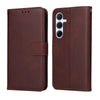 For Samsung Galaxy A36 5G / A56 5G Classic Calf Texture Flip Leather Phone Case(Brown)